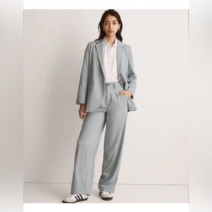 NWT Neale Straight Leg Pant in Drapeweave, Overcast Size 2